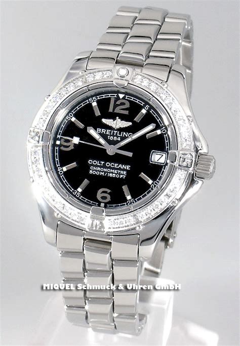 breitling colt oceane lady mit diamanten damenuhr|Breitling colt ocean a17350.